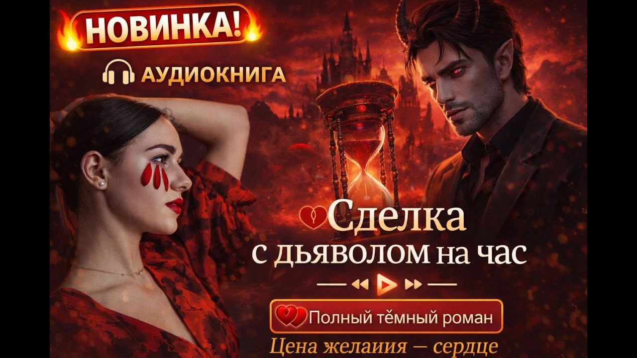 Аудиокнига полностью 😈Сделка с дьяволом на час - Полный любовный роман !