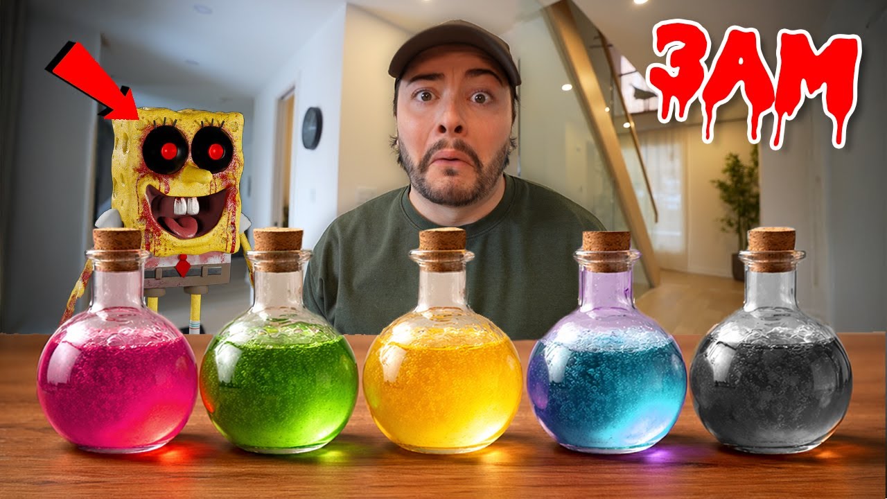 DO NOT ORDER ALL SPONGEBOB SQUAREPANTS POTIONS AT 3 AM!!