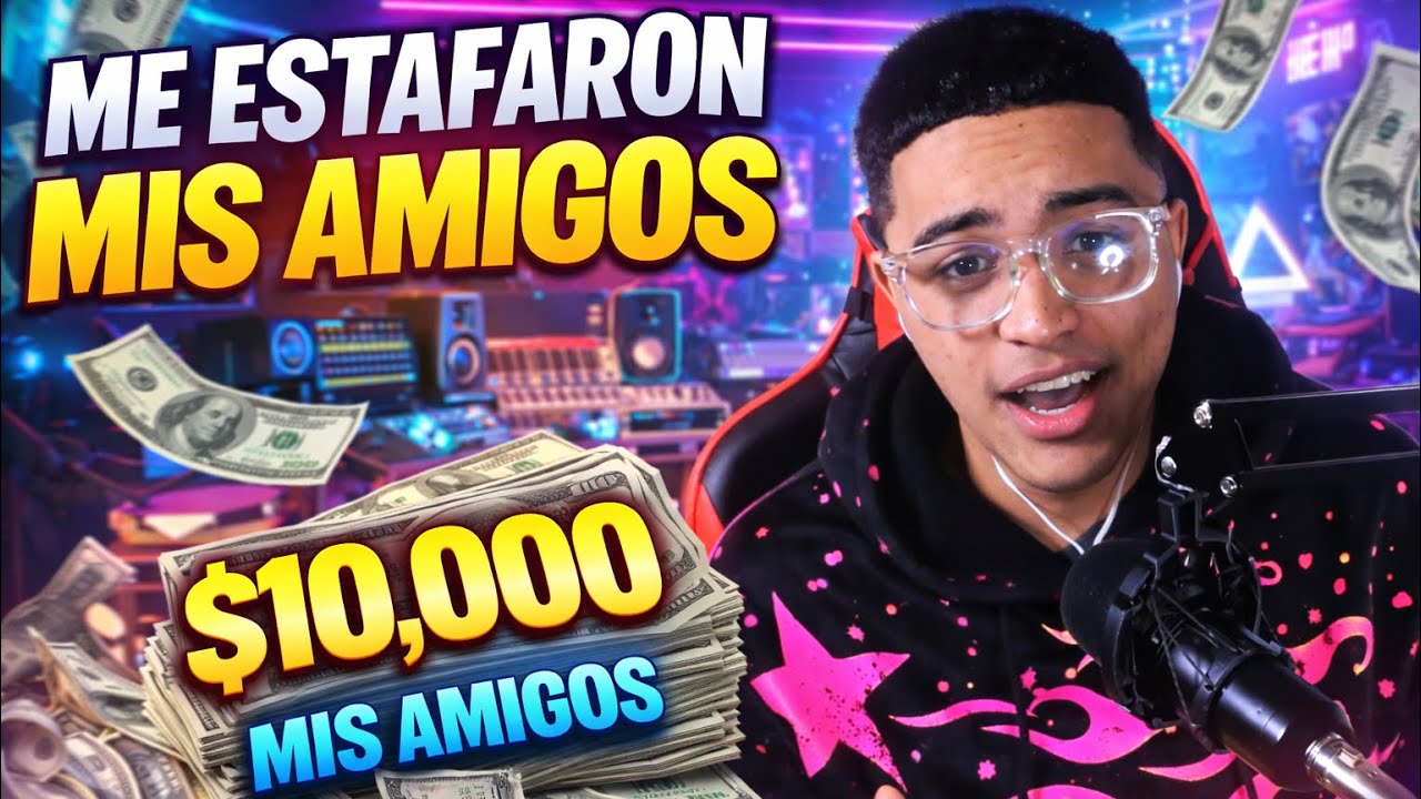 Me estafaron 10,000 dólares en un estudio de grabación 😱(mis amigo)☠️
