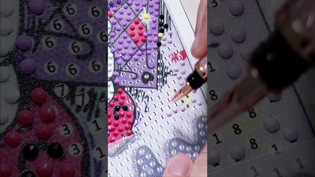 💎 DIY 5d diamond art painting #diamondpainting #asmr #youtubeshorts #art #craft #diy