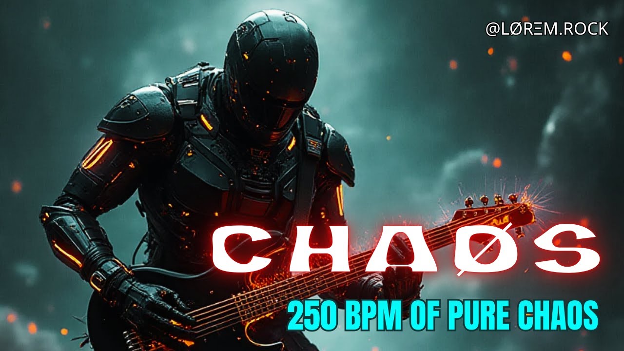 ⚡ L&Oslash;R&Xi;M CHA&Oslash;S &ndash; dark futuristic rock &bull; high-speed metal vibes | #L0REMROCK 2025
