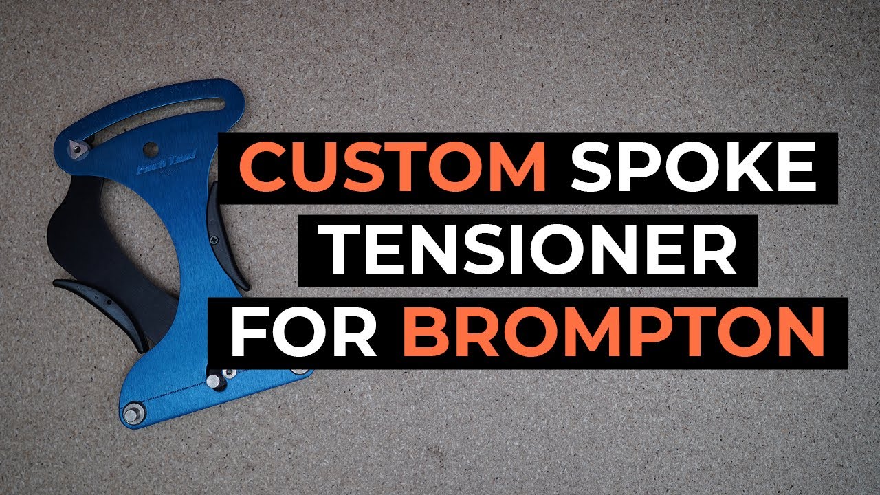 Custom Spokes Tensioner Meter for the Brompton wheels! Park tool TM1