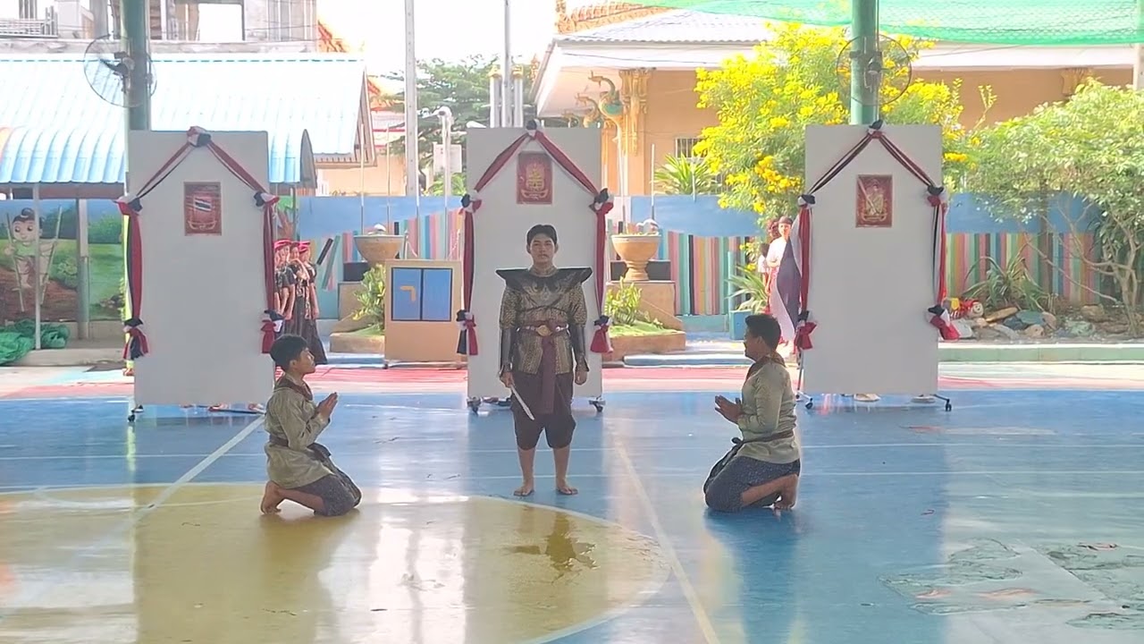 การแสดงพิธีเปิดกีฬาสีสัมพันธ์ ประจำปีการศึกษา2568 ฟ้าขาวเกมส์