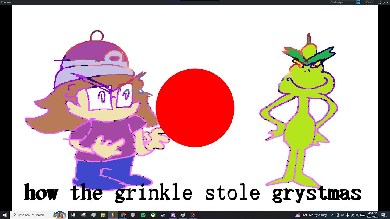 (A Grinch FNF Song Awesome Song) How the Grinkle Stole Grystmas