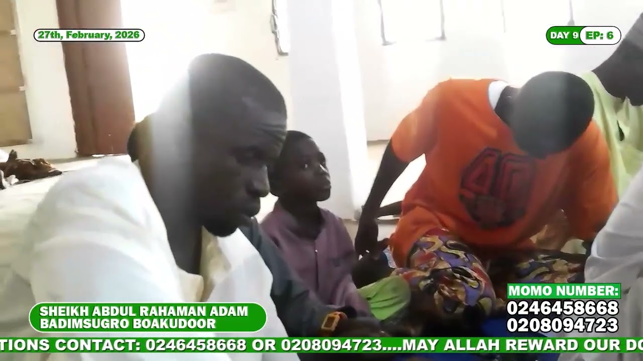CMYA 2026 TAFSEER BROADCAST ON NTV: SHK A. ADAM BADIMSUGRO BOAKUDOOR, EP6