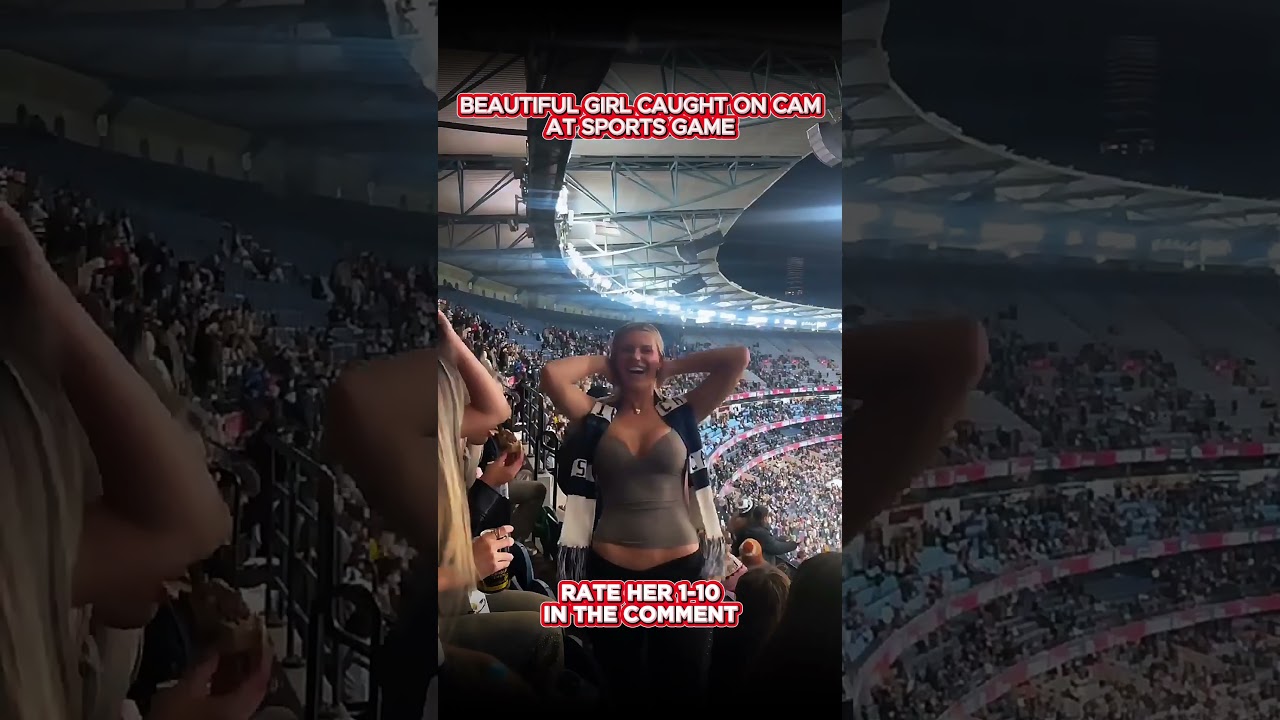 BEAUTIFUL GIRL CAUGHT AT #SPORTS GAME #FOOTBALL #NBA #SOCCER #TRENDING #NEWS #SHORTS #WORLDCUP