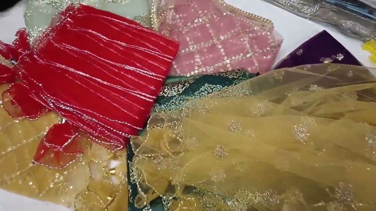 Matching Dupatta house aur ganja net ki nai design Dupatta shop bettiah