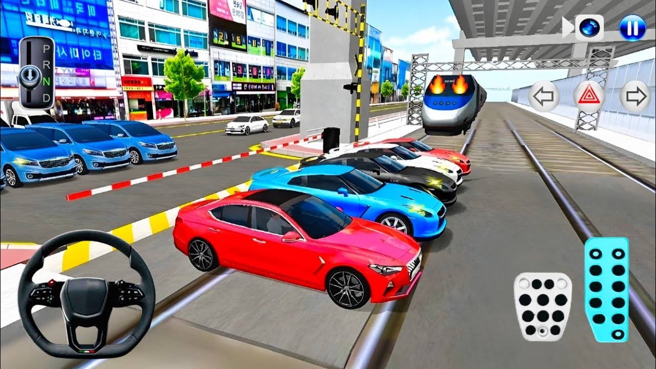 New Red Mercedes & All Super Cars 🏎️ vs Bullet Train 🚆 Extreme Crash Experiment 💥 | 3D Driving Class