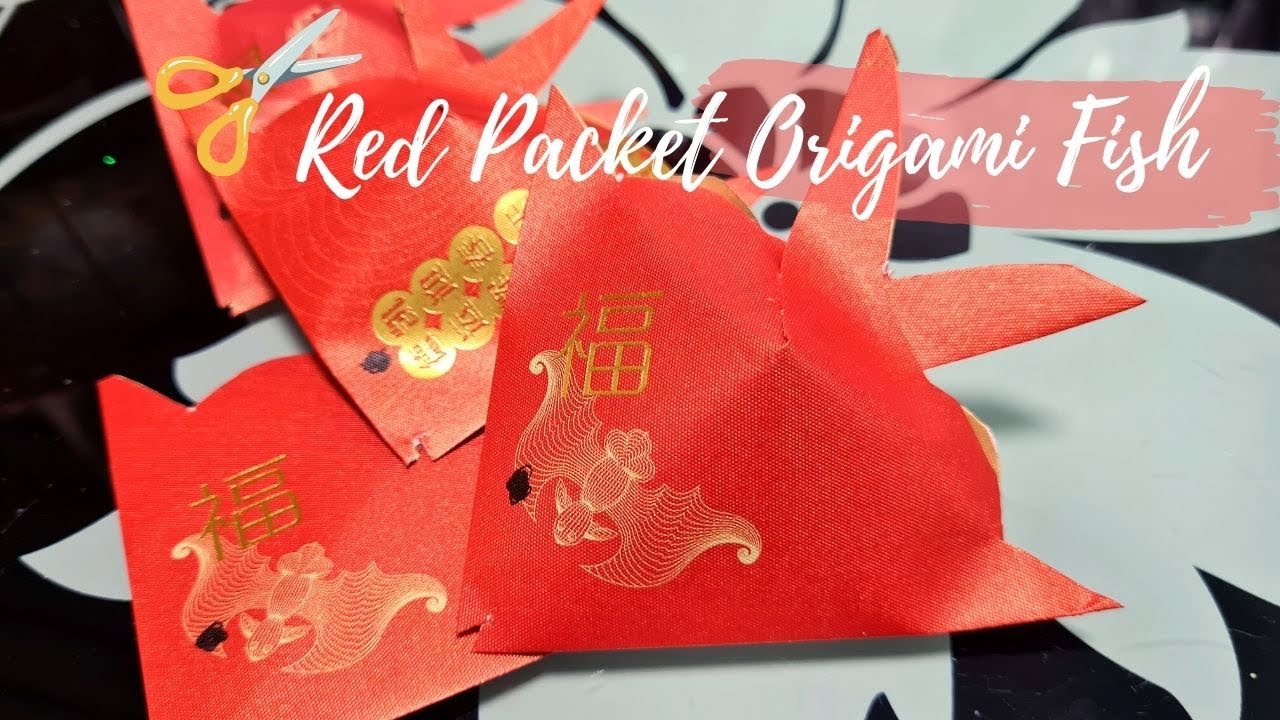 [DIY Craft] How to make red packet fish - Origami Fish