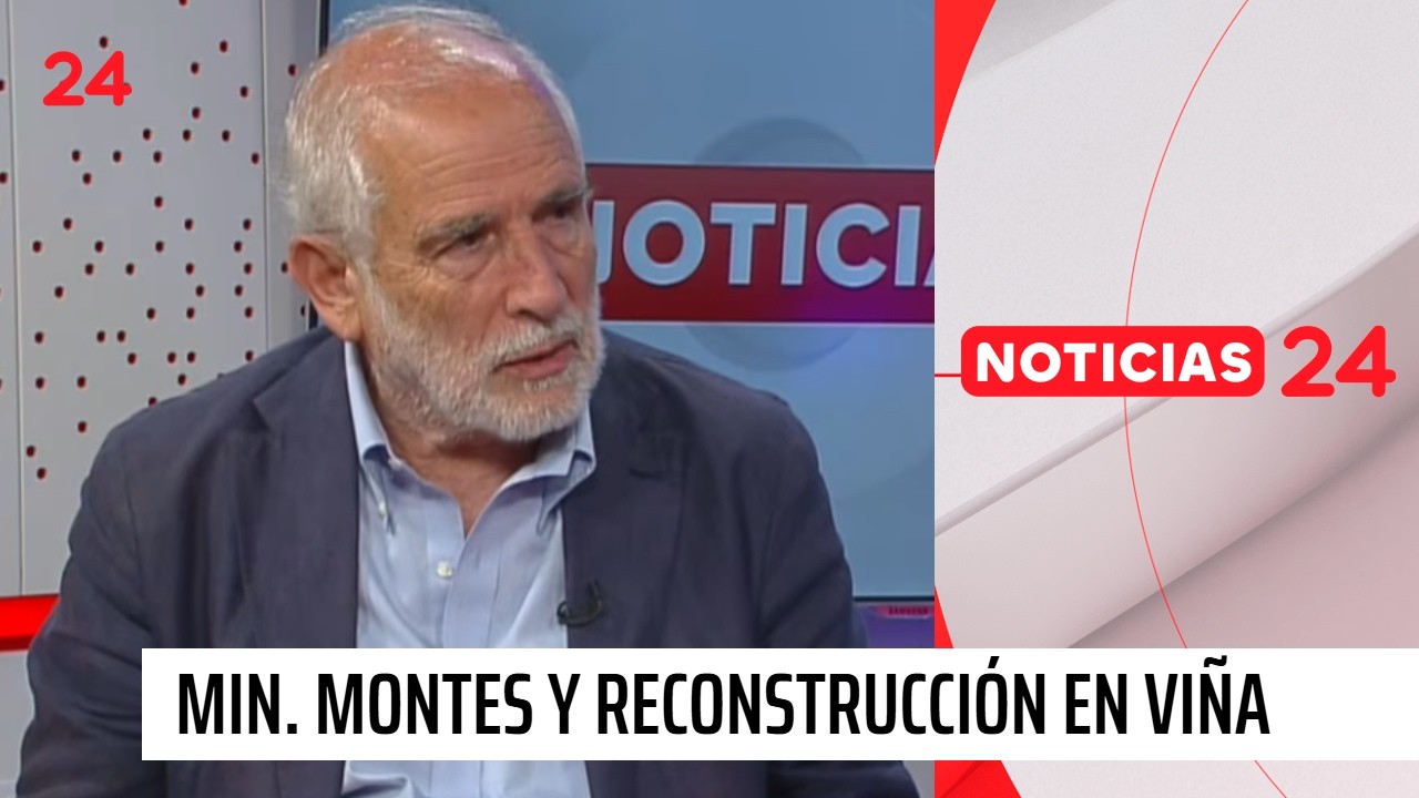 Ministro Montes y reconstrucción en Viña: “Se requería empresas de mayor calibre”
