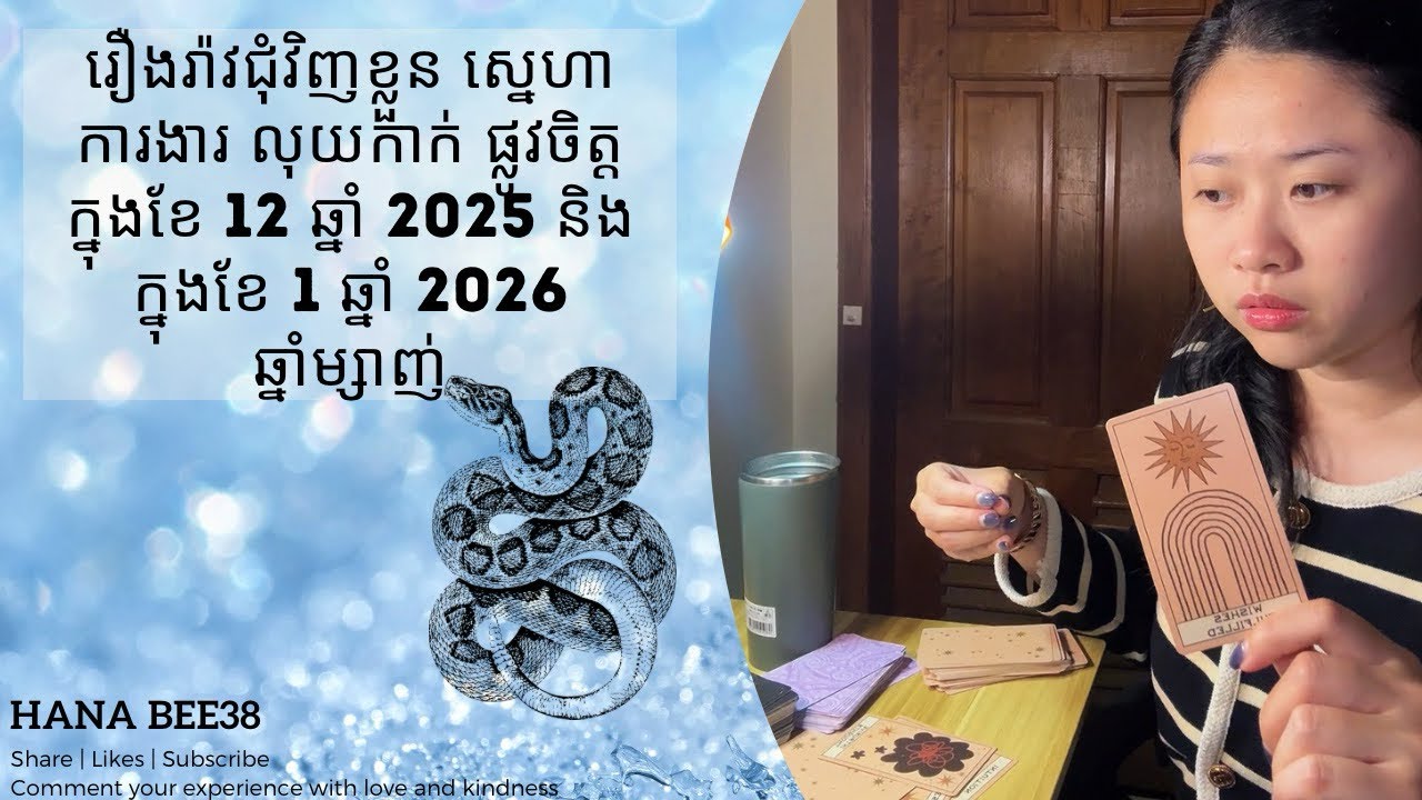 រឿងរ៉ាវជុំវិញខ្លួន ស្នេហា ការងារ លុយកាក់ផ្លូវចិត្តក្នុងខែ 12 នេះ និងខែ1ឆ្នាំ2026 សម្រាប់ឆ្នាំម្សាញ់