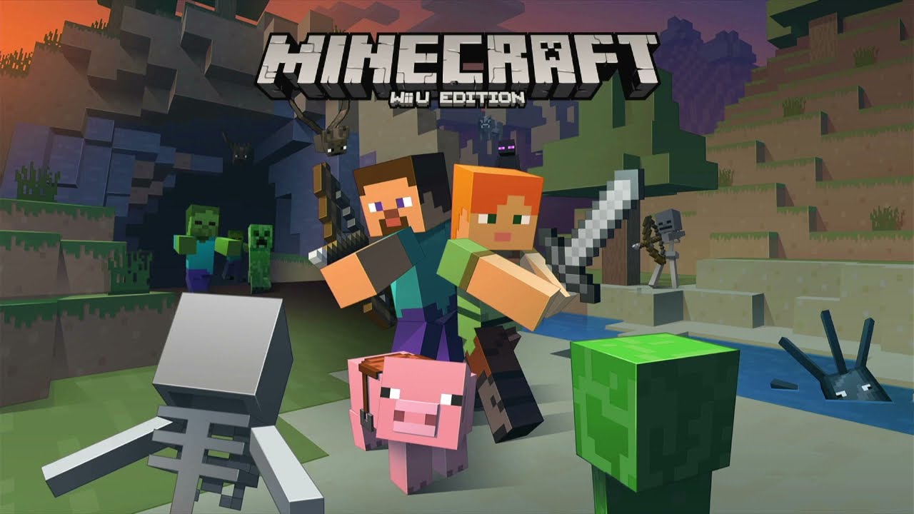 Minecraft minigames on wii u in 2022(unedited footage)