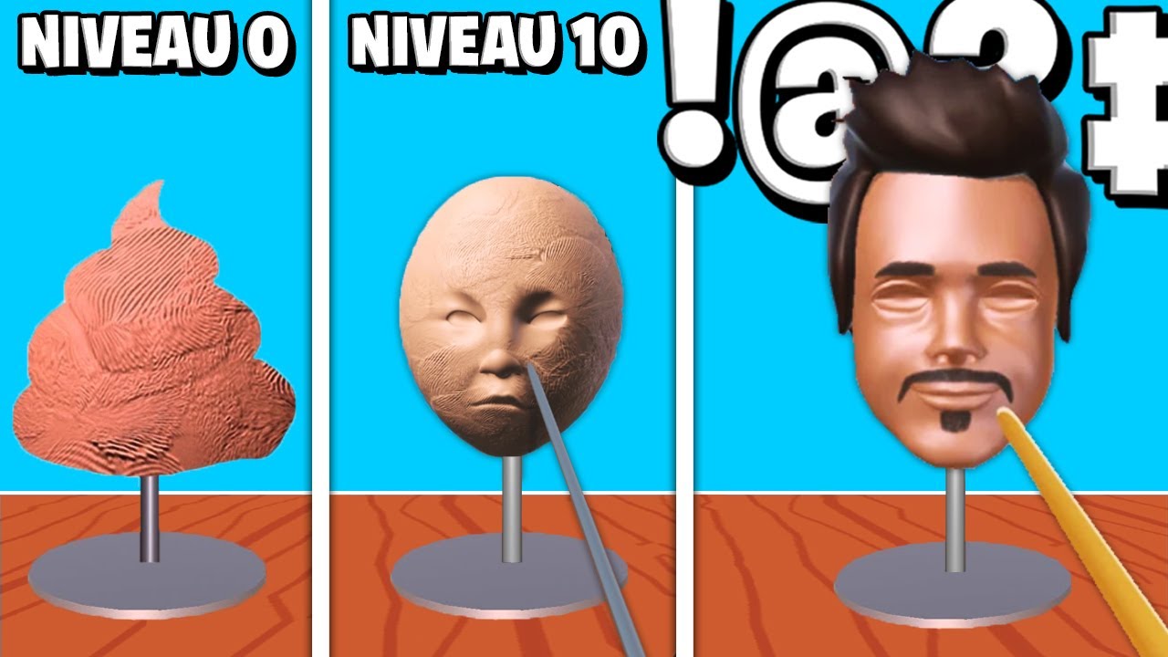 JE FAIS LES PIRES SCULPTURES DU MONDE 😂 ! Simulateur Sculpture