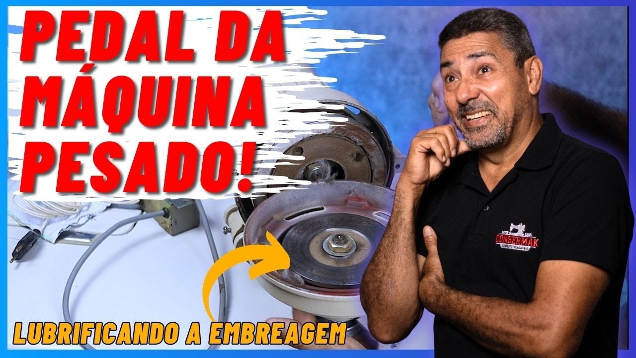 COMO LUBRIFICAR A EMBREAGEM DO MOTOR INDUSTRIAL? | PEDAL ESTÁ PESADO