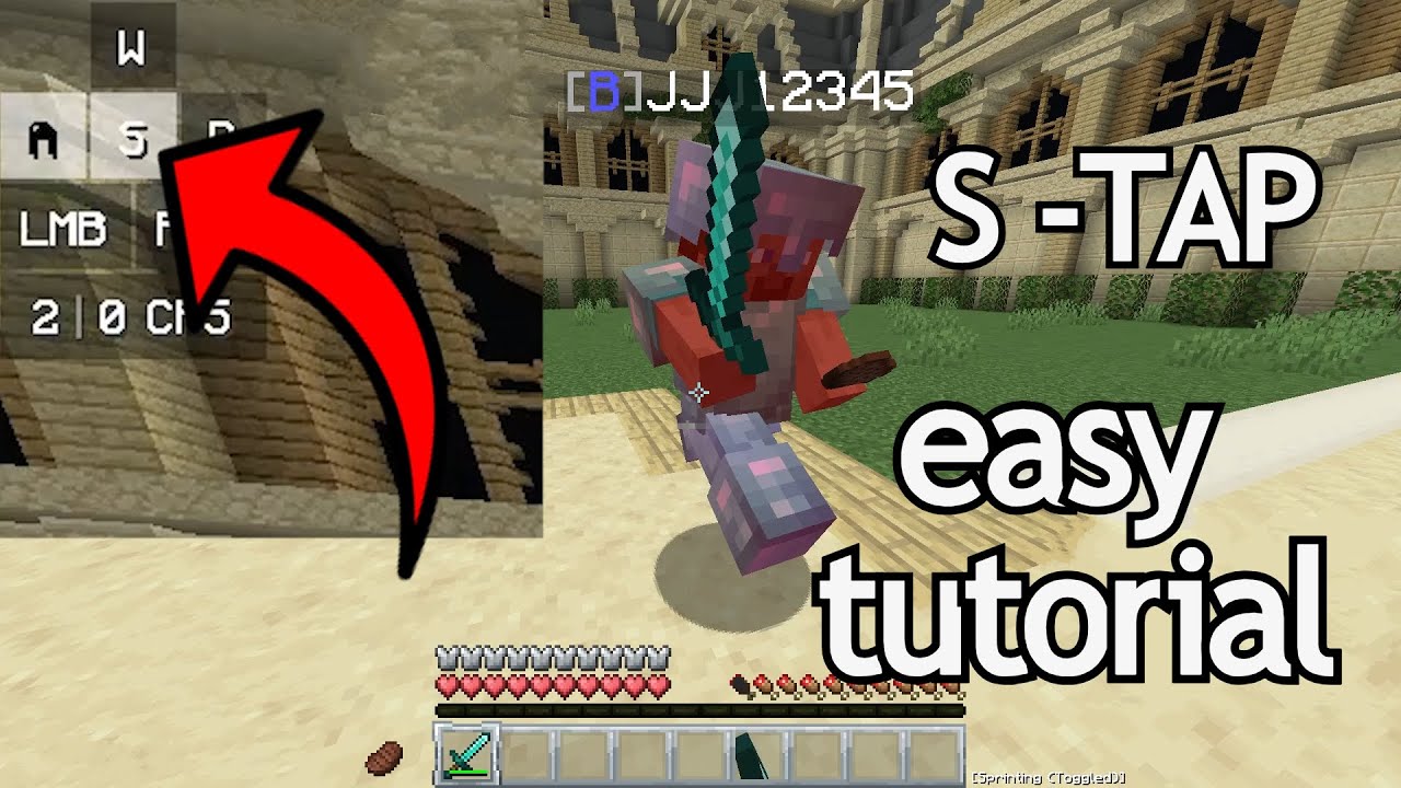 how to S and W tap in 1.9 - 1.20 (quick tutorial)