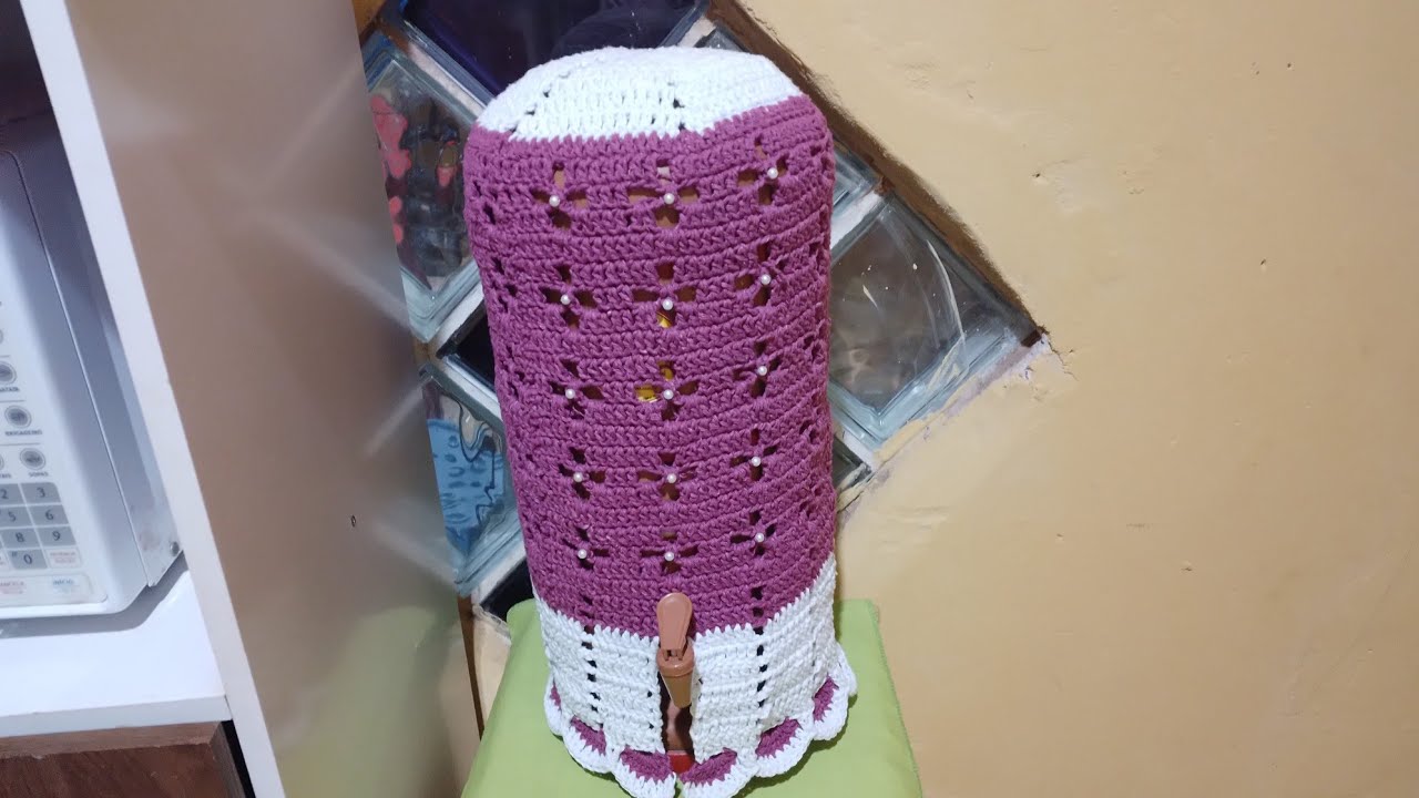 Capa para filtro de barro de 6 litros e uma vela. Passo a passo