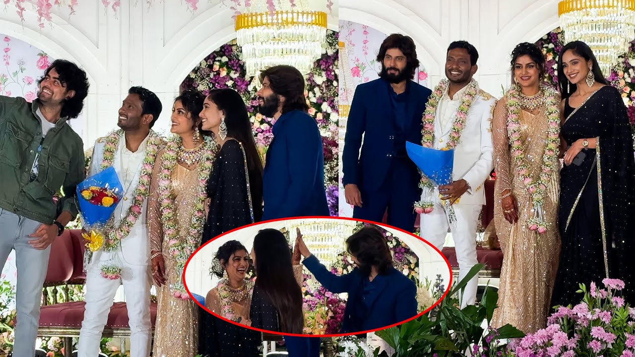 Amardeep Tejaswini Gowda at Sonia Akula Wedding | Bigg boss 8 Sonia Akula | Hega Media