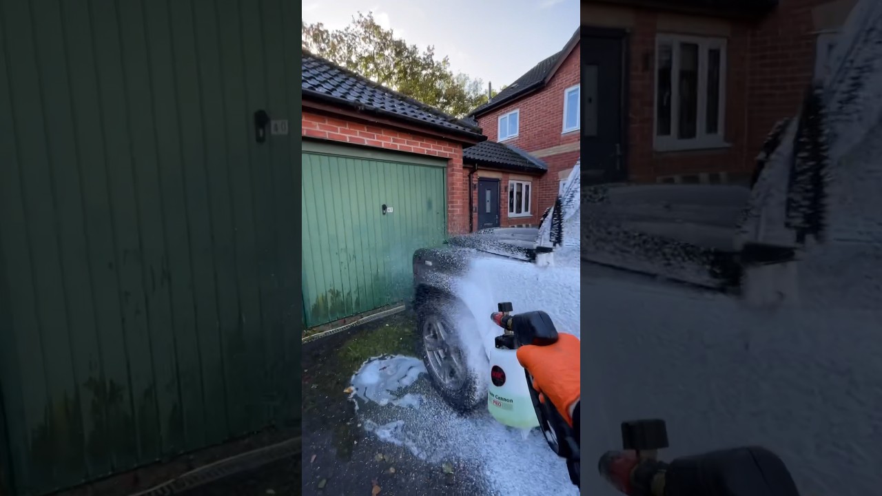 Satisfying Snowfoam ASMR #snowfoam #shorts
