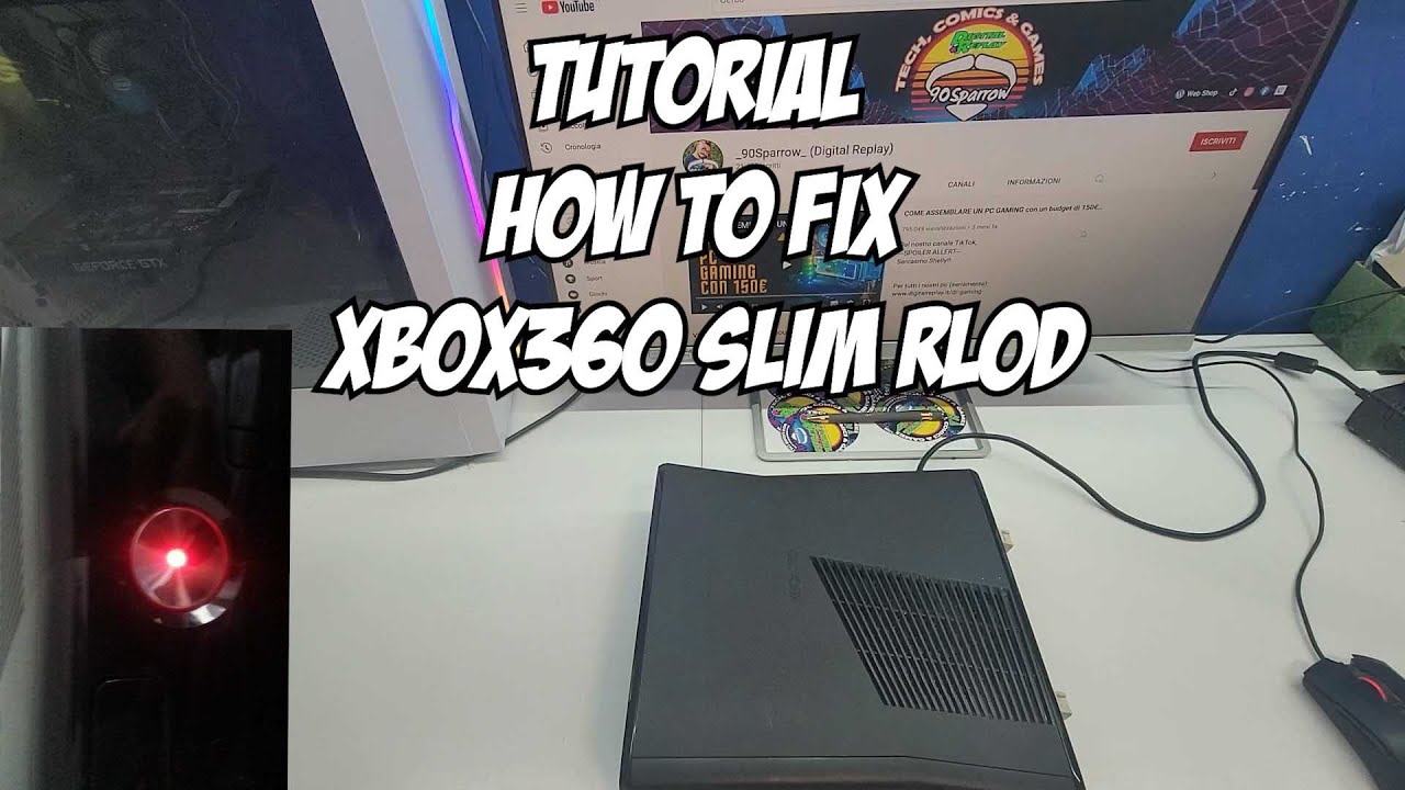 Repair of Xbox 360 Slim with Red Light of Death [TUTORIAL]