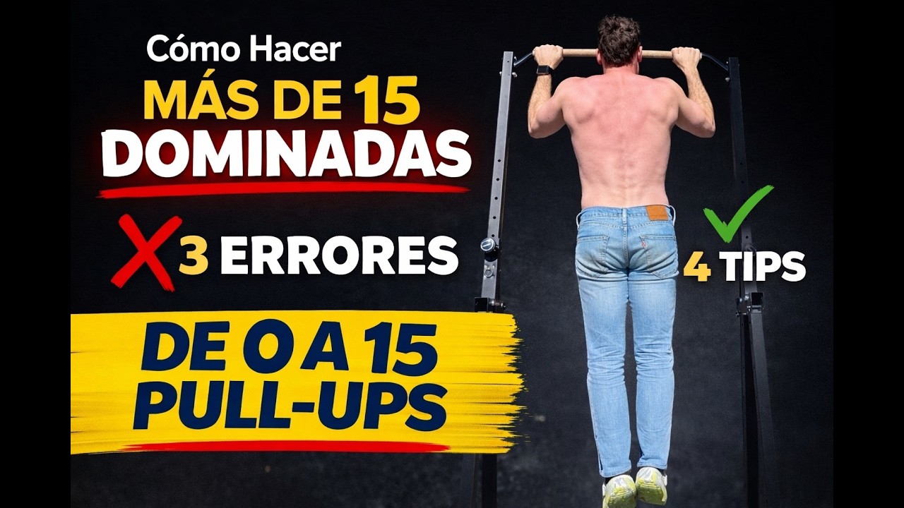 Cómo Pasar de 0 a 15 Dominadas (3 Errores que te Impiden Progresar)