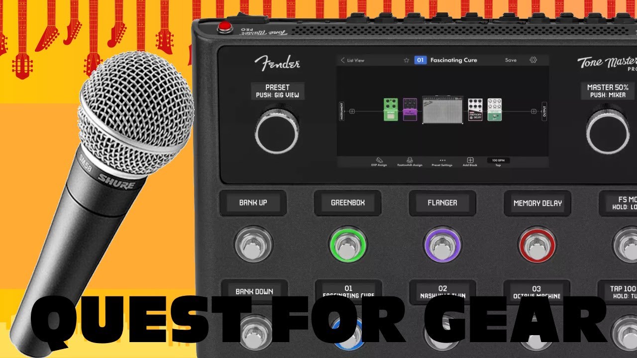Как подключить микрофон к Fender Tone Master Pro (интерфейс не нужен!)