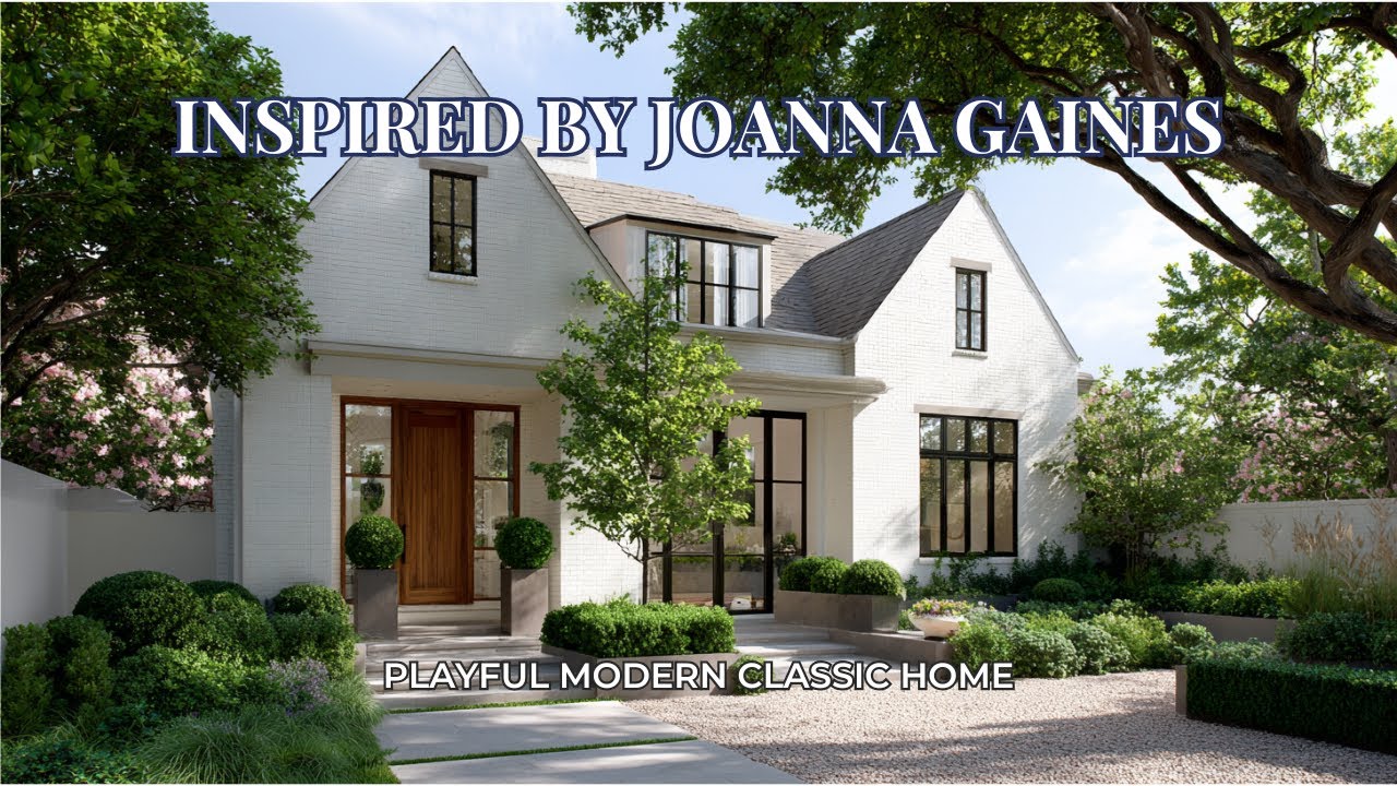 Joanna Gaines Modern Classic Home Tour | Timeless Interiors With Rich Wood & Elegant Details