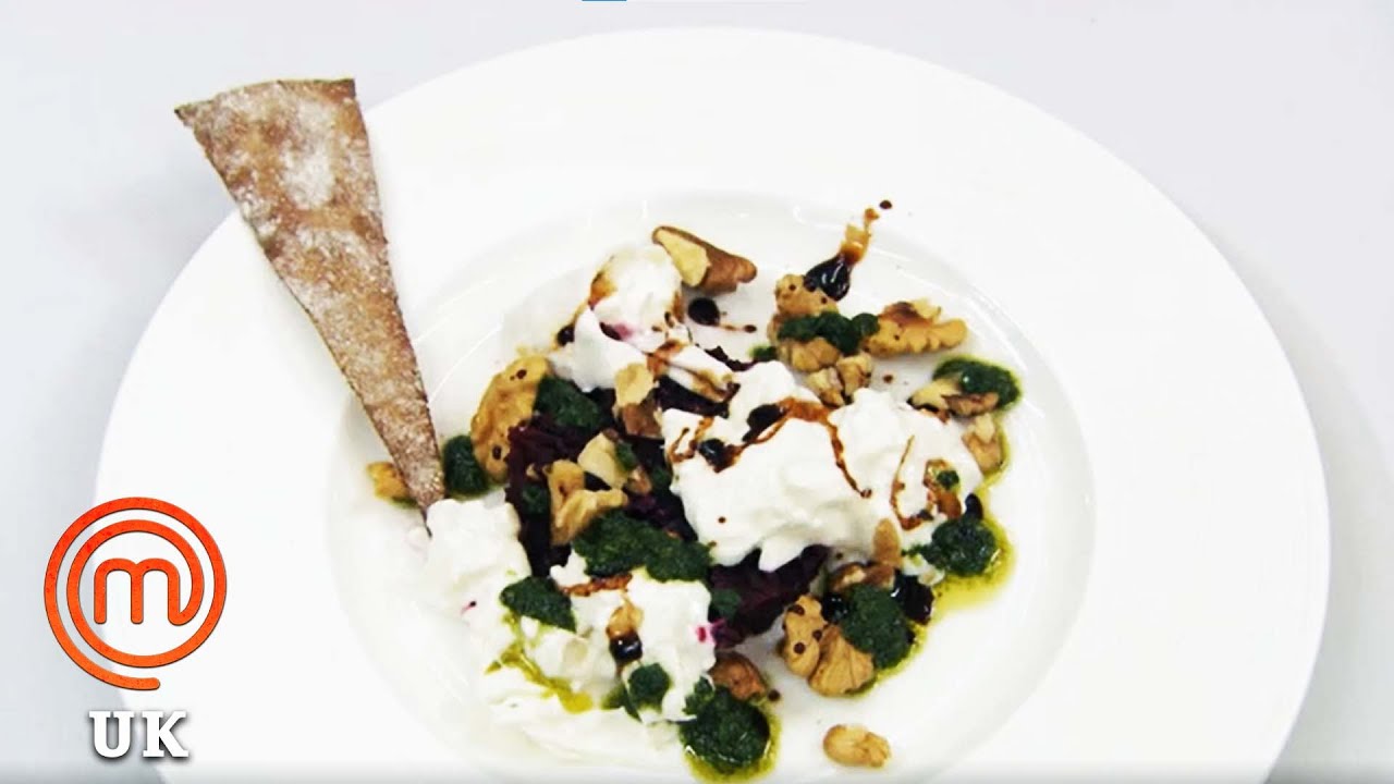 Burrata and Beetroot Tartare | MasterChef UK | MasterChef World