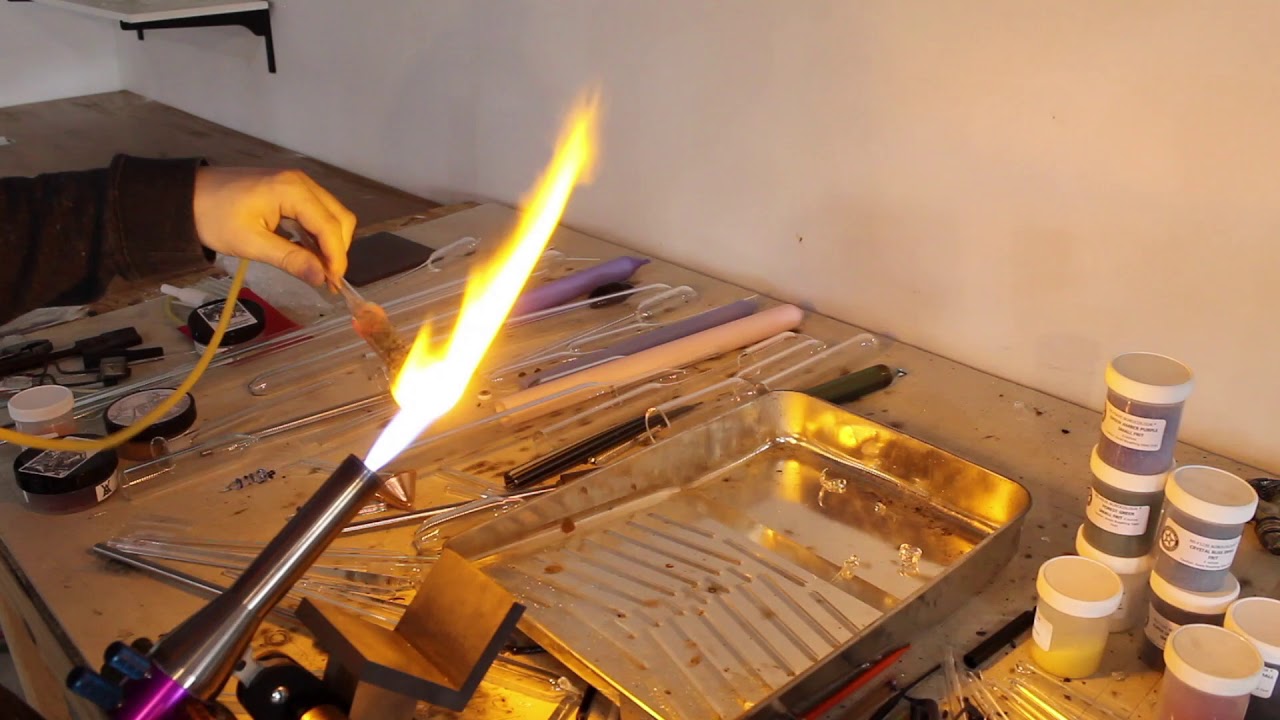 The Making of a Glass Frit Pipe