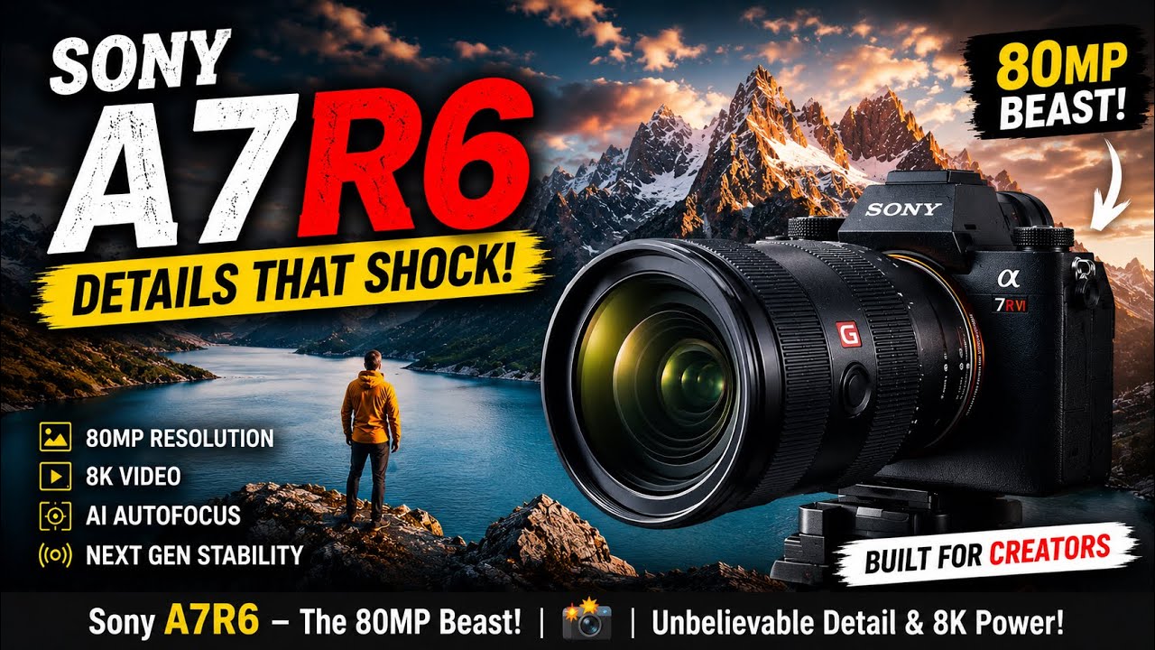 Sony A7R6 &ndash; 80-мегапиксельный монстр! 🔥📸 | Невероятная детализация и кинематографическая мощь 8K ...
