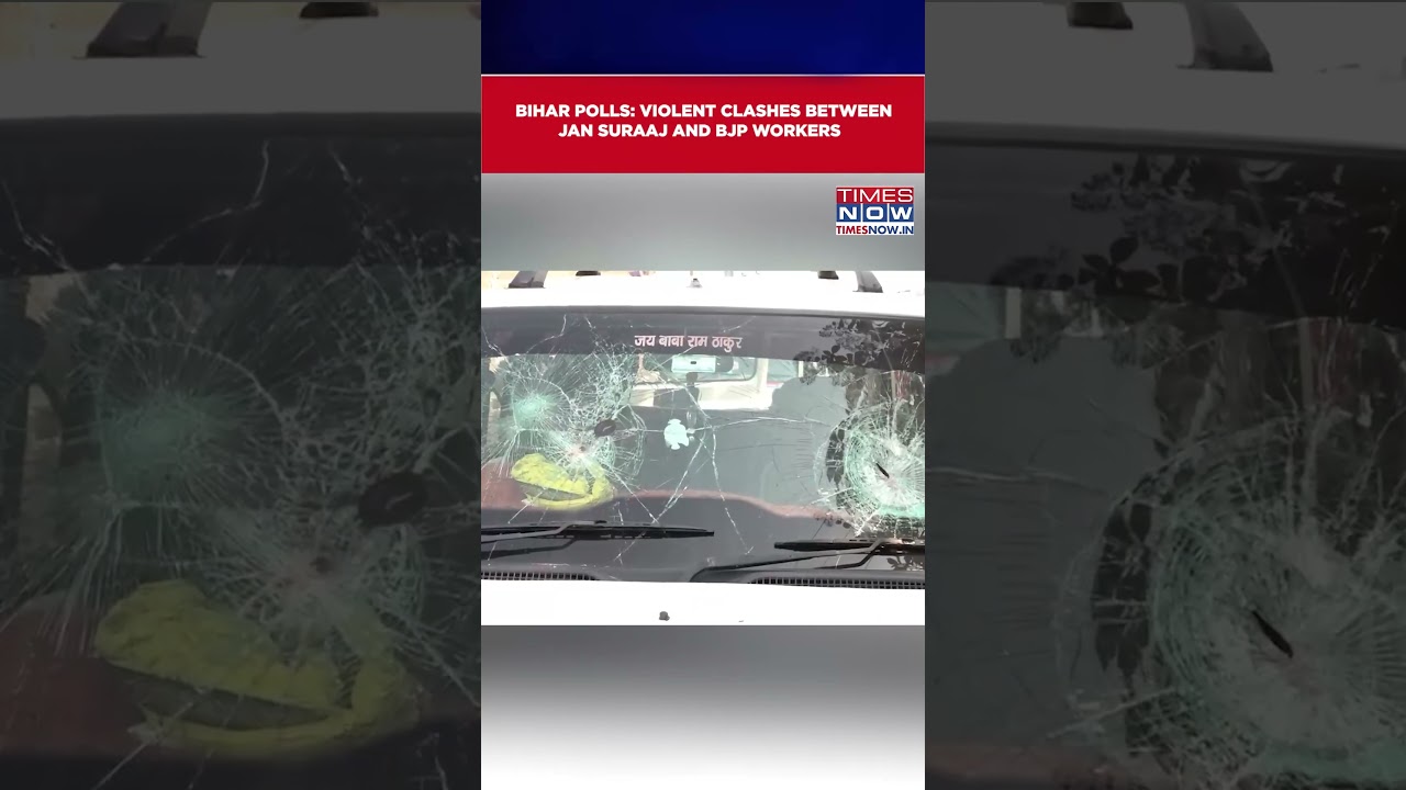 Bihar Elections: Violent Clashes Between Jan Suraaj And BJP Workers In Warisaliganj | WATCH 