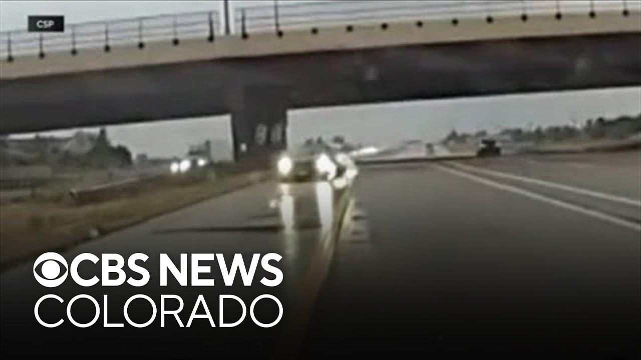 Mercedes drives into oncoming traffic at more than 100mph on I-25