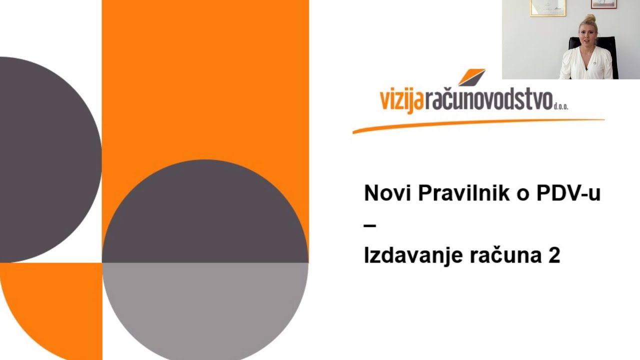 Novi Pravilnik o PDV-u - Izdavanje računa 2