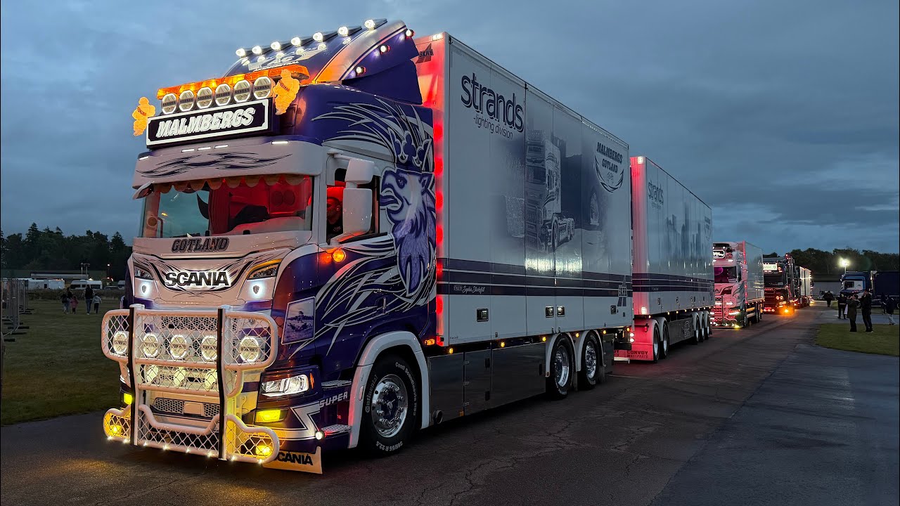Truck Show &mdash; Заезд выставочных грузовиков на Sk&aring;ne Truckshow 2026
