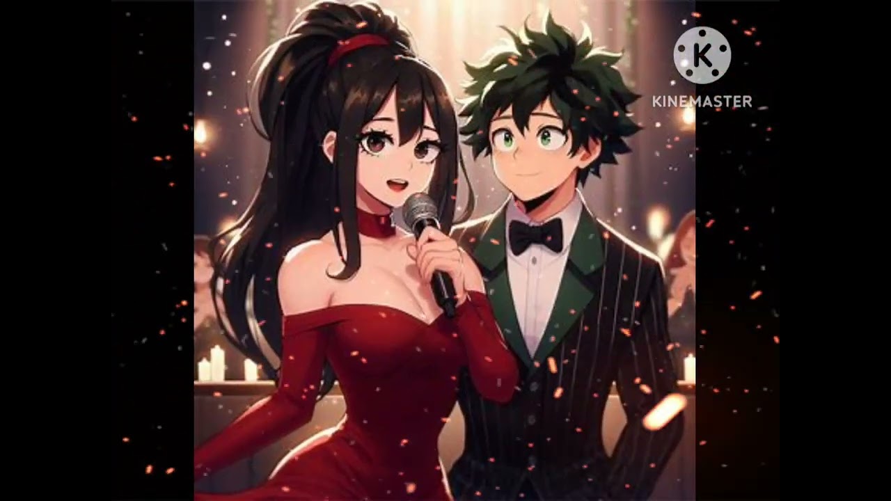 Deku x Momo Amv  please stay| un amor que brilla en la Oscuridad