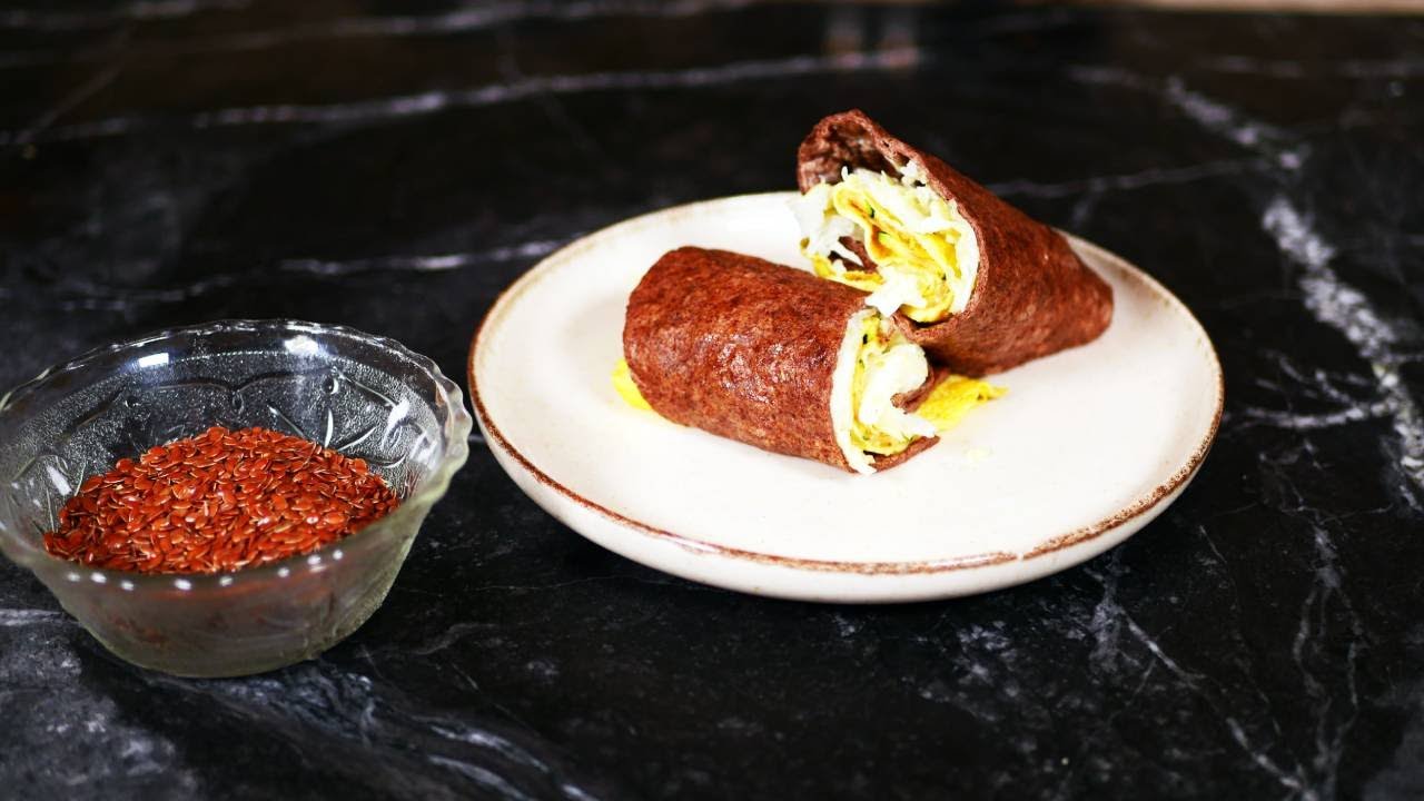 Piadina di SEMI DI LINO : solo 2 ingredienti (Ricetta Sana e Deliziosa senza glutine)