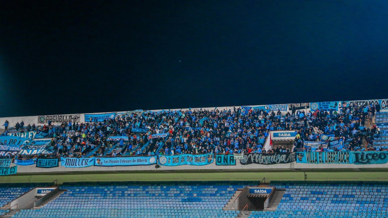 Hinchada de BELGRANO en Sao Pablo 🇧🇷 vs Inter de Porto Alegre || VOLVIMOS A INVADIR BRASIL 🏴‍☠️💙
