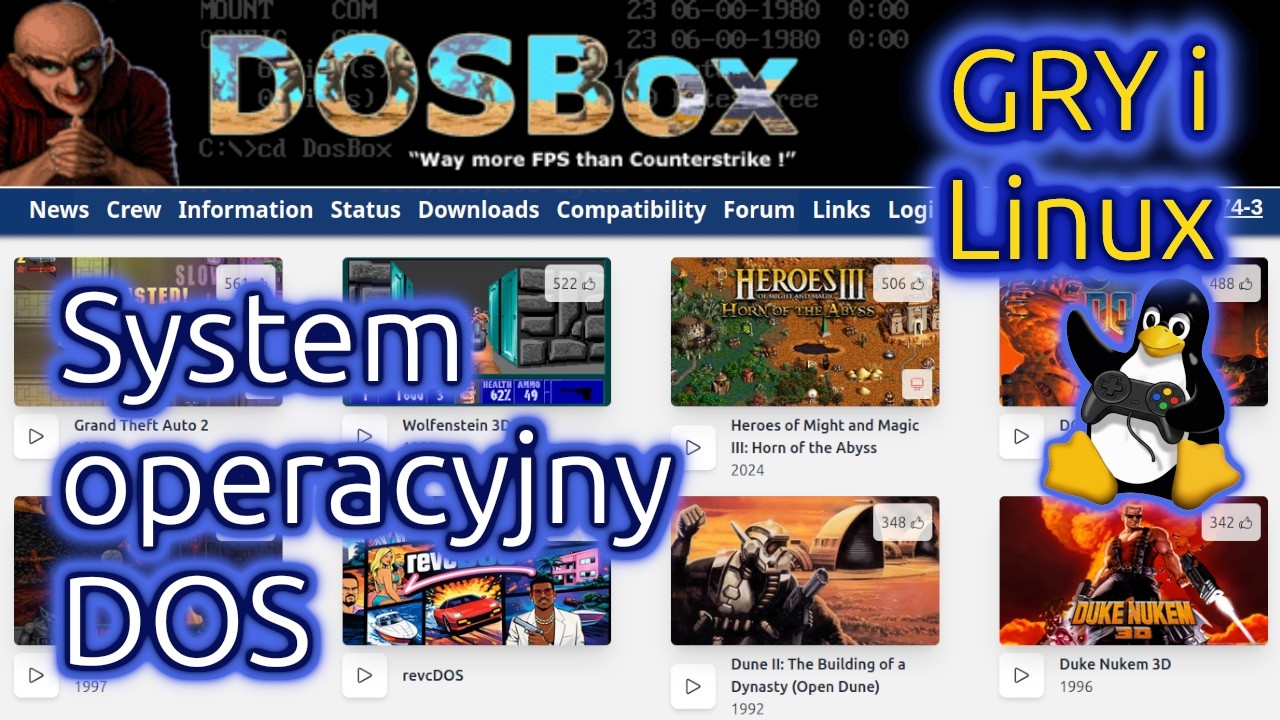 DOSBox - emulator systemu operacyjnego DOS