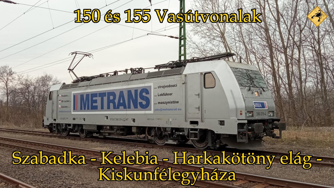 150  és 155 vasútvonalak | 1080p@60fps