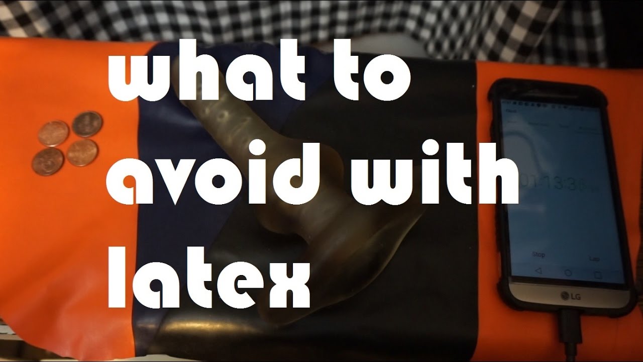 What to avoid with latex clothing