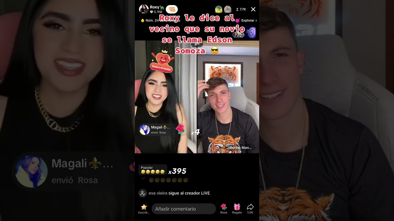 Juninho Manella Y Roxy Somoza live #Junirox
