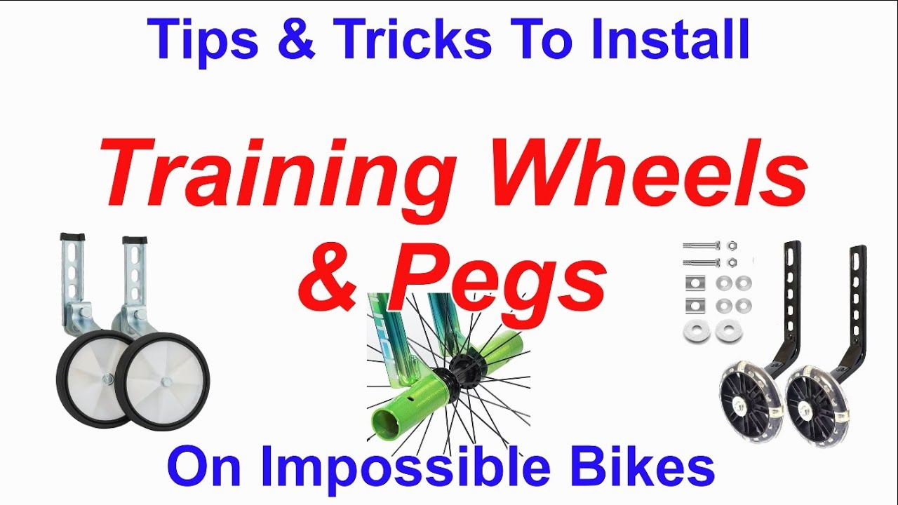 Tips & Tricks To Install Training Wheels and Pegs On  Impossible Bikes #teamkailyn