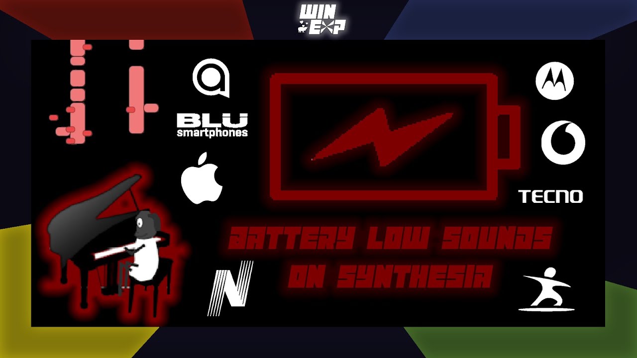 LOW BATTERY SOUNDS OF MOBILE PHONES ON SYNTHESIA