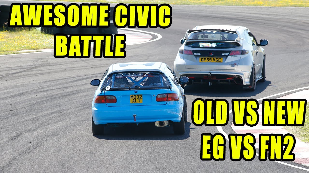 Awesome FN2 vs K Swap EG battle - FN2 Track - JDM Combe 2022 - 14:45 Session