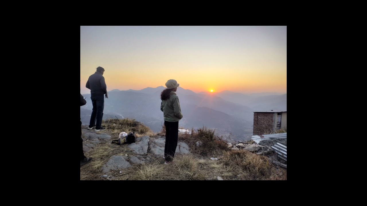 sunset and sunrise beauty of Mukteshwar