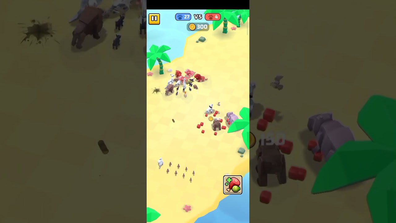 Animal Warfare level 100 #animals #battle #subscribe