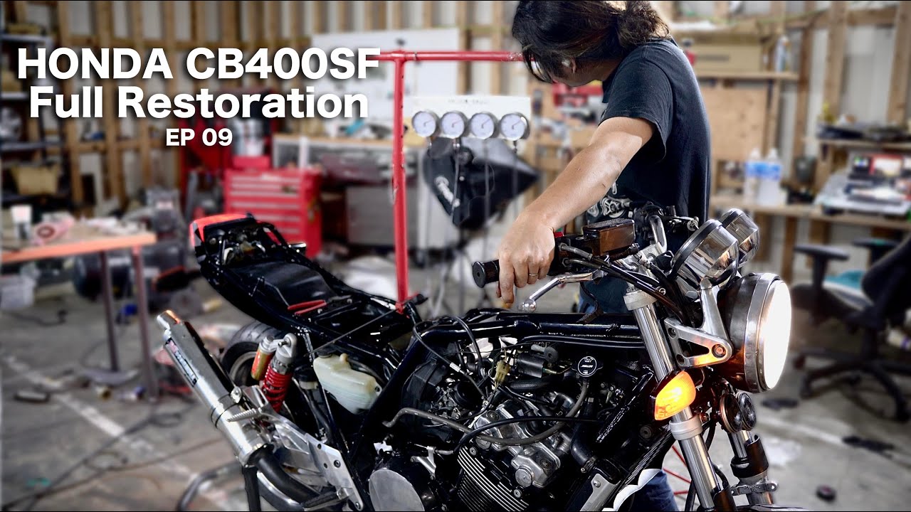 [Полная реставрация мотоцикла HONDA CB400SF ⑨] Окончательная регулировка.