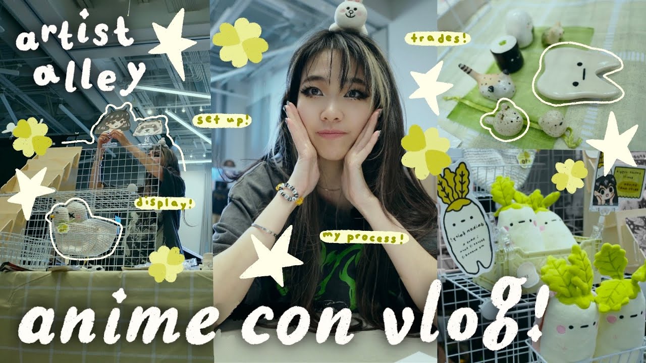 ARTIST ALLEY Are Anime Cons Worth It? | Time Stamp Realistic Vlog! WreckCon | Tiffany Weng