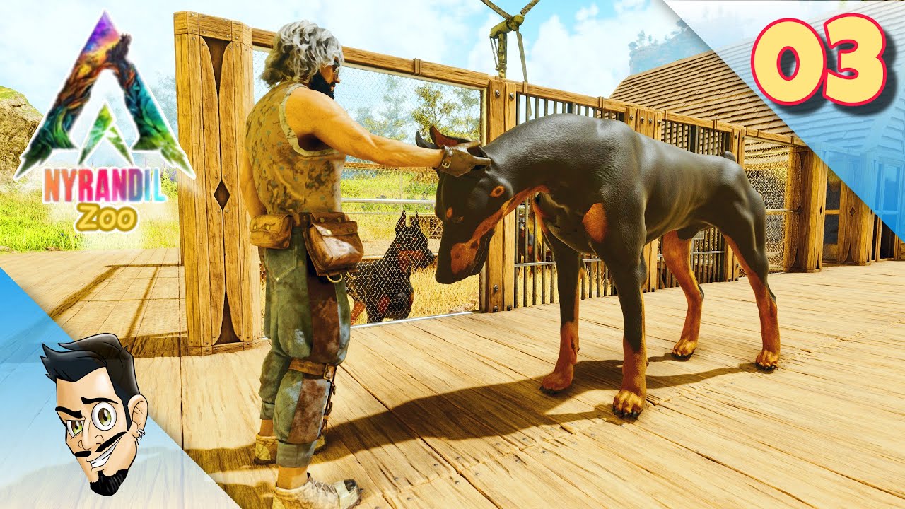 " ARK ZOO " DES DOBERMANS pour PROTEGER LE PARC ! EP3 NYRANDIL - ARK SURVIVAL ASCENDED