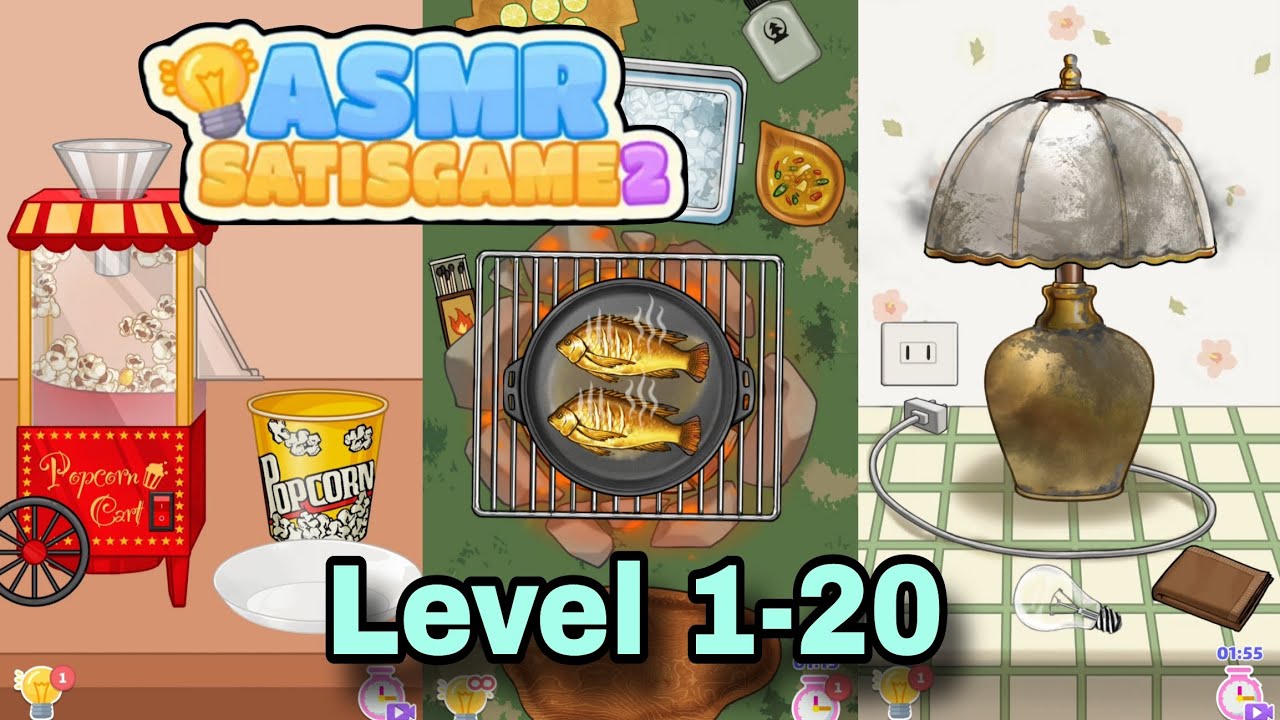 ASMR Satisgame 2 Level 1-20 Mobile Gameplay Walkthrough| Satisfying ASMR Game 