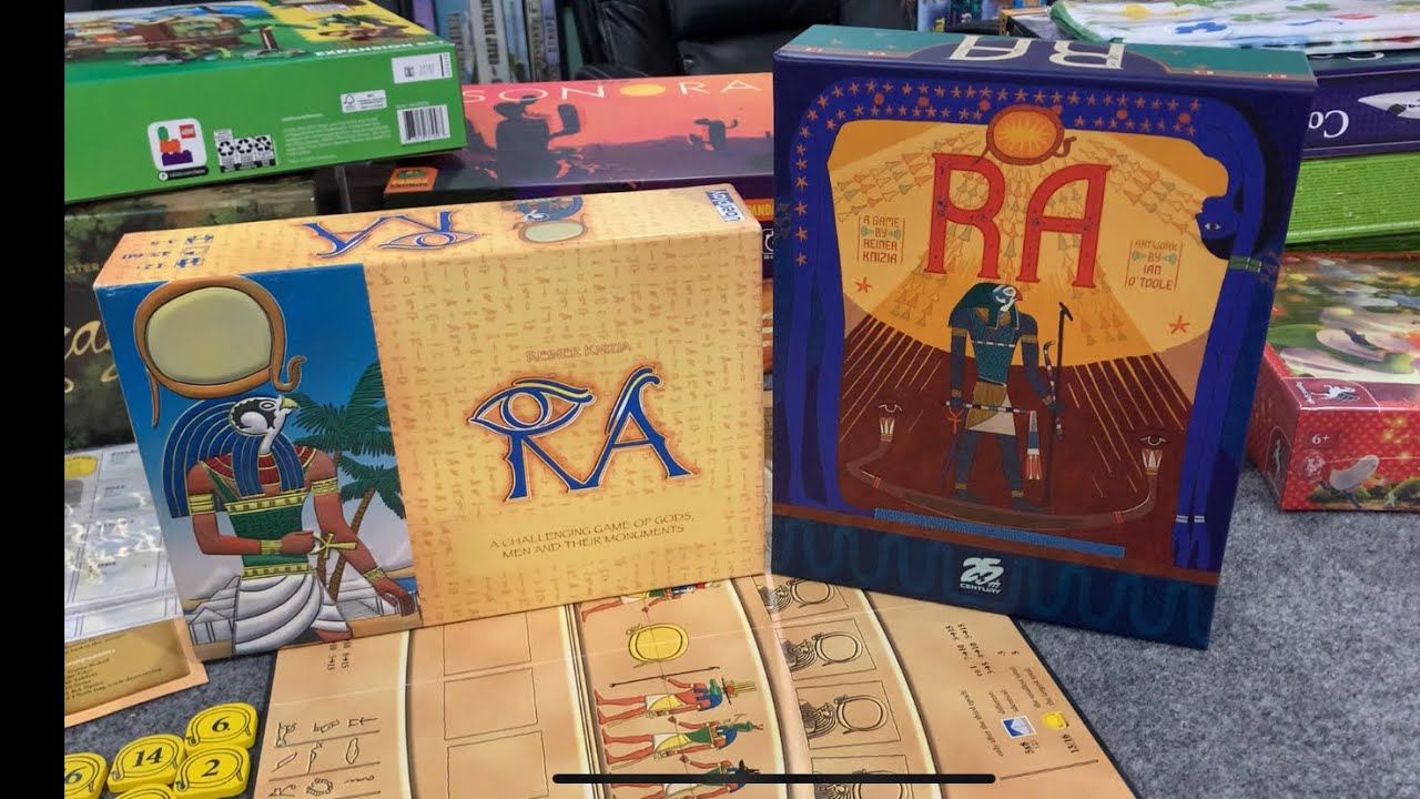 Trevor compares Ra (2005 edition) versus Ra (2023 retail edition)